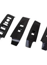 Revel 4 Pcs GT Dry Carbon Window Switch Panel Cover Honda Civic Type-R 2023                                     - 1TR4GT0DH02 - Image 5