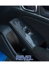Revel 4 Pcs GT Dry Carbon Window Switch Panel Cover Honda Civic Type-R 2023                                     - 1TR4GT0DH02 - Image 3