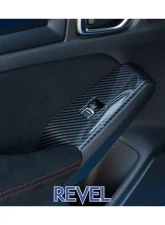 Revel 4 Pcs GT Dry Carbon Window Switch Panel Cover Honda Civic Type-R 2023                                     - 1TR4GT0DH02 - Image 4
