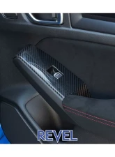 Revel 4 Pcs GT Dry Carbon Window Switch Panel Cover Honda Civic Type-R 2023                                     - 1TR4GT0DH02 - Image 5