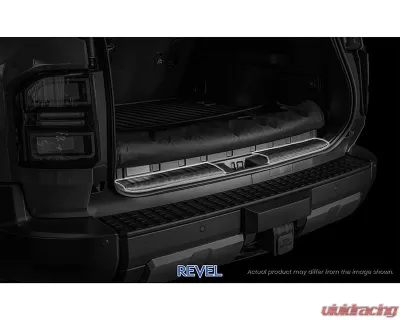 Revel 2-Piece Black Stitch GT Design Rear Step Guard for 2023-2024 Toyota Land Cruiser - 1TR5TTAT01RS