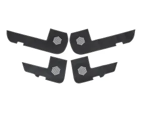 Revel 4-Piece Silver Stitch GT Design Kick Panel Cover for 2023-2024 Toyota Land Cruiser