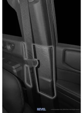 Revel 2-Piece Silver Stitch GT Design Seat Belt Guard for Toyota Land Cruiser 2023-2024                                     - 1TR5TTAT01SBS - Image 2