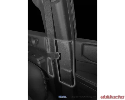 Revel 2-Piece Silver Stitch GT Design Seat Belt Guard for Toyota Land Cruiser 2023-2024 - 1TR5TTAT01SBS