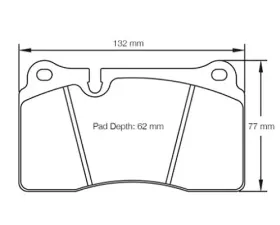 Pagid Racing Front Brake Pads RSC 1 Black Ferrari 458 Italia w/CCB 09-15