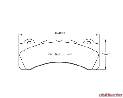 Pagid Racing RSL 29 Front Brake Pad w/ 16.8mm Thickness Brembo Caliper Ligier JS 2R 2019+ - 8061 29