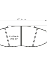 Pagid Racing RSL 1 Front Brake Pad w/ 29.0mm Thickness PFC ZR53 BMW Alpina B6 GT3 | Renault RS01 2013+                                     - 8092 RST3 - Image 2