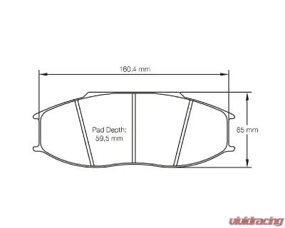 Pagid Racing RSL 1 Front Brake Pad w/ 29.0mm Thickness PFC ZR53 BMW Alpina B6 GT3 | Renault RS01 2013+ - 8092 RST3