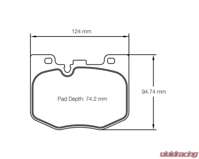 Pagid Racing RSL 29 Front Brake Pad w/ 20.0mm Thickness BMW 3 | 4 Series | Z4 | Toyota GR Supra | A90 2019+ - 8275 RSL29