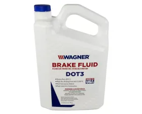Wagner Brake DOT 3 Brake Fluid 1 gallon; 3.78 ltr