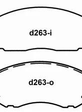 Wagner Brake ThermoQuiet Ceramic Disc Brake Pad Set                                     - PD263 - Image 2