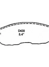 Wagner Brake ThermoQuiet Ceramic Disc Brake Pad Set                                     - QC430 - Image 2