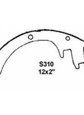 Wagner Brake Drum Brake Shoe Set                                     - Z310 - Image 2
