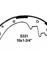 Wagner Brake Drum Brake Shoe Set                                     - Z331 - Image 2