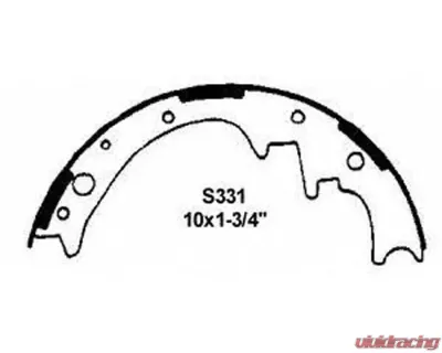 Wagner Brake Drum Brake Shoe Set - Z331
