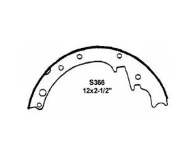 Wagner Brake Drum Brake Shoe