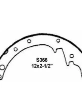 Wagner Brake Drum Brake Shoe                                     - Z366 - Image 2