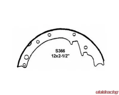 Wagner Brake Drum Brake Shoe - Z366