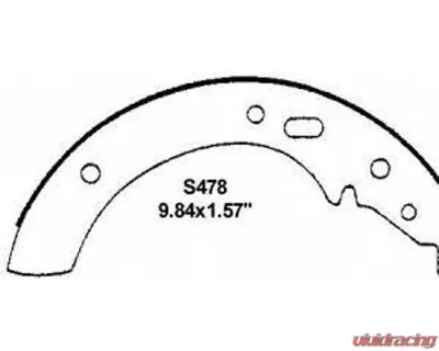 Wagner Brake Drum Brake Shoe Set - Z478