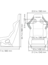 RECARO Profi XL Star GFRP Office Chair                                     - 071.90.3223-01OC - Image 2