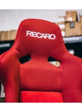 Recaro FRP Suede Red Pole Position N.G. Racing Seat                                     - 071.95.JS06-01 - Image 9