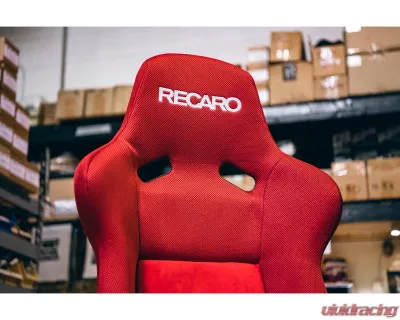 Recaro FRP Suede Red Pole Position N.G. Racing Seat - 071.95.JS06-01