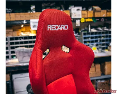 Recaro FRP Suede Red Pole Position N.G. Racing Seat - 071.95.JS06-01