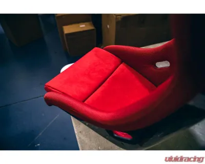 Recaro FRP Suede Red Pole Position N.G. Racing Seat - 071.95.JS06-01