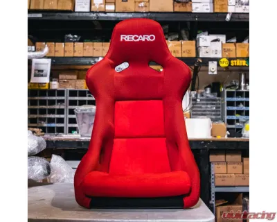 Recaro FRP Suede Red Pole Position N.G. Racing Seat - 071.95.JS06-01