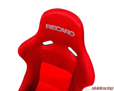 Recaro FRP Suede Red Pole Position N.G. Racing Seat - 071.95.JS06-01