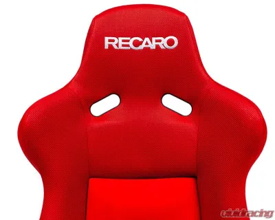 Recaro FRP Suede Red Pole Position N.G. Racing Seat - 071.95.JS06-01