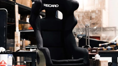 Recaro Velour Black SPA Kevlar-Carbon Fiber Pro Racer XL Racing Seat                                     - 071.44.0630-01 - Image 4