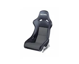 Recaro Pole Position N.G. Seat Black Leather Bolster Grey Dinamica Insert 4/5/6 Point Belt