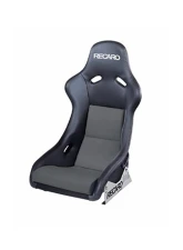 Recaro Pole Position N.G. Seat Black Leather Bolster Grey Dinamica Insert 4/5/6 Point Belt                                     - 070.98.LS19-01 - Image 2