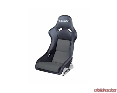 Recaro Pole Position N.G. Seat Black Leather Bolster Grey Dinamica Insert 4/5/6 Point Belt - 070.98.LS19-01
