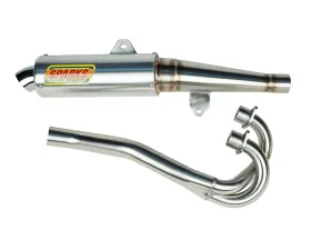 Sparks Racing X-6 Stainless Steel Exhaust System (Race Core) Honda TRX 400EX 1999+