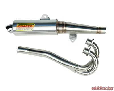 Sparks Racing X-6 Stainless Steel Exhaust System (Race Core) Honda TRX 400EX 1999+ - PH99400X6SS-02