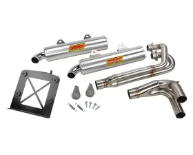 Sparks Racing X-6 Gen 2 Stainless Steel Exhaust System (Brushed Aluminum) Polaris RZR 900 XP | XP4 2011-2014