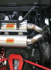 Sparks Racing X-6 Gen 2 Stainless Steel Exhaust System (Brushed Aluminum) Polaris RZR 900 XP | XP4 2011-2014                                     - PP11900XP-S-01 - Image 2