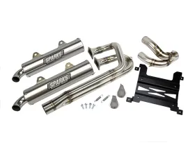 Sparks Racing X-6 Stainless Steel Exhaust System (with Bare Aluminum Muffler) Polaris RZR 1000 XP | XP4 2014+