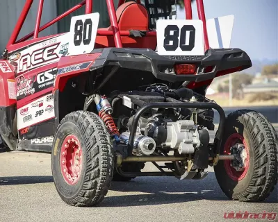Sparks Racing X-6 Stainless Steel Exhaust System (with Bare Aluminum Muffler) Polaris ACE 150 2017+ - PP17ACE150-01
