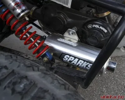 Sparks Racing X-6 Stainless Steel Exhaust System (with Bare Aluminum Muffler) Polaris ACE 150 2017+ - PP17ACE150-01