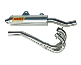 Sparks Racing X-6 Stainless Steel Exhaust System (Big Core) Yamaha Raptor 660 2001-2005