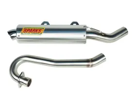 Sparks Racing X-6 Stainless Steel Exhaust System (Race Core) Yamaha YFZ 450 2004-2013