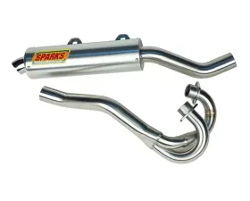 Sparks Racing X-6 Stainless Steel Exhaust System (Big Core) Yamaha 700R 2006-2014