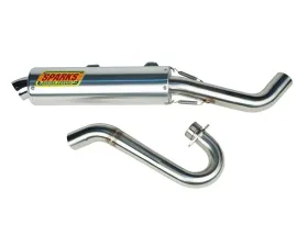 Sparks Racing X-6 Stainless Steel Exhaust System (Big Core) Yamaha YFZ 450R/X 2009+