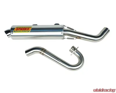 Sparks Racing X-6 Stainless Steel Exhaust System (Big Core) Yamaha YFZ 450R/X 2009+ - PY09450YFZSS-01