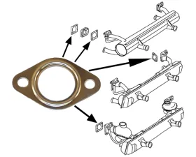 JP Group Dansk Exhaust Manifold Gasket 111-251-261 B