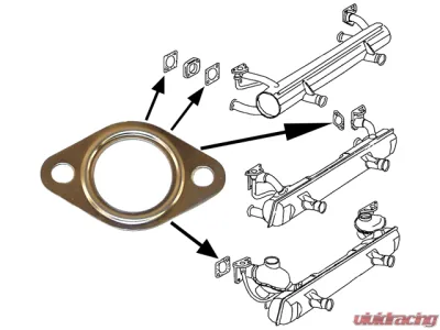 JP Group Dansk Exhaust Manifold Gasket 111-251-261 B - 111-251-261 B