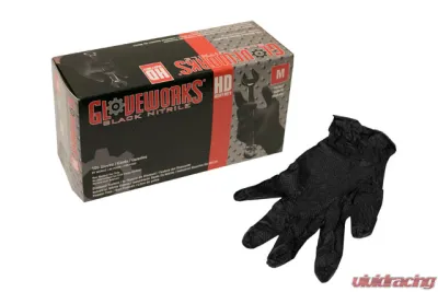 Gloveworks Black Nitrile Gloves 55 9870 066 - 55 9870 066